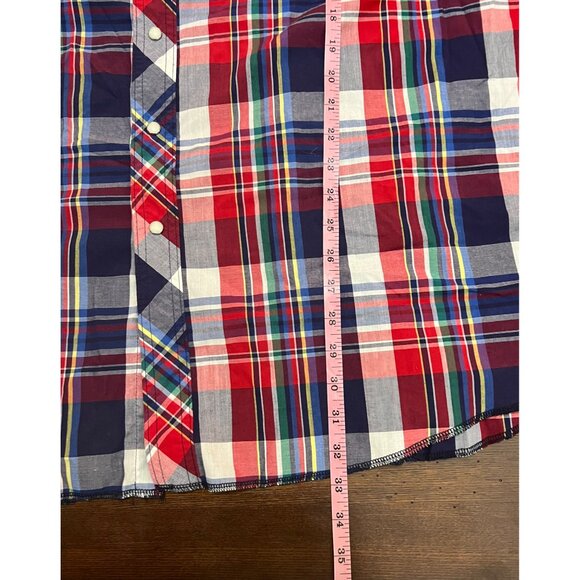 Wrangler Pearl Snap Short Sleeve Western Shirt Men's Size 4X - Picture 6 of 7